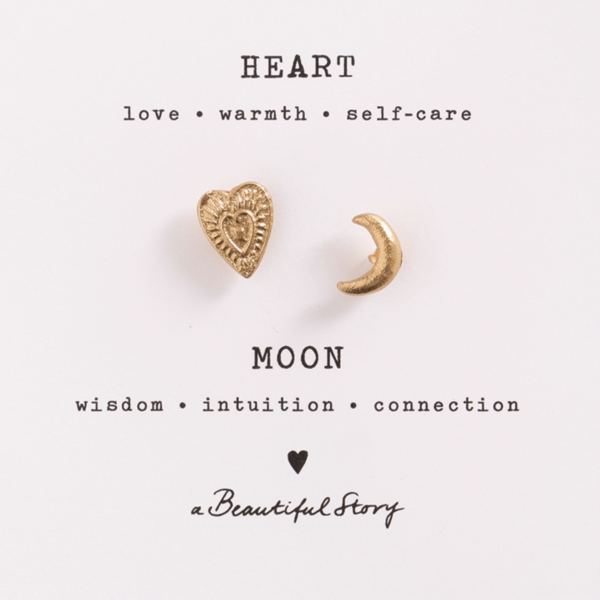 Pins duo Coeur et Lune