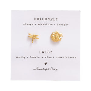 Pins duo Marguerite et Libellule